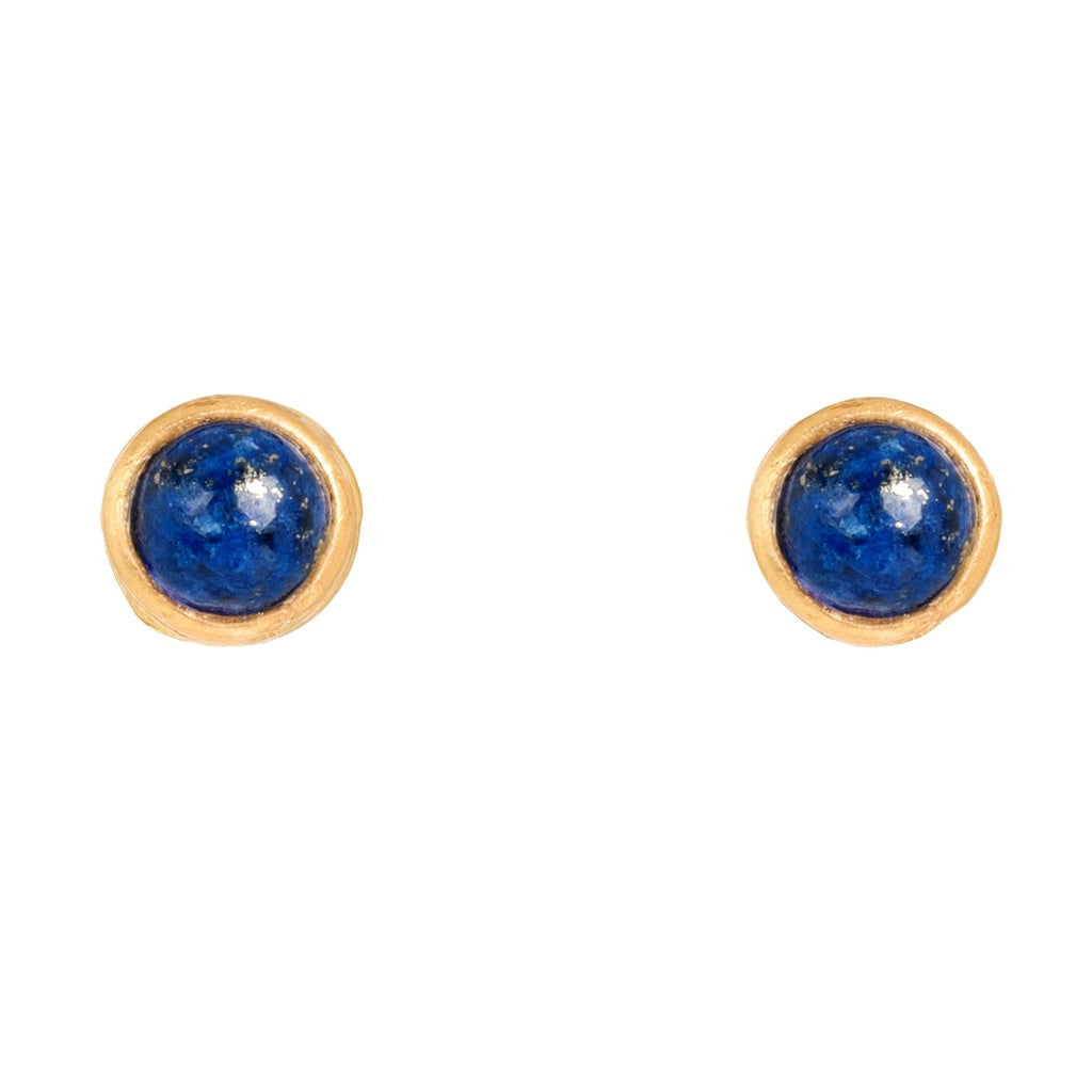 Petite Lapis Lazuli Studs
